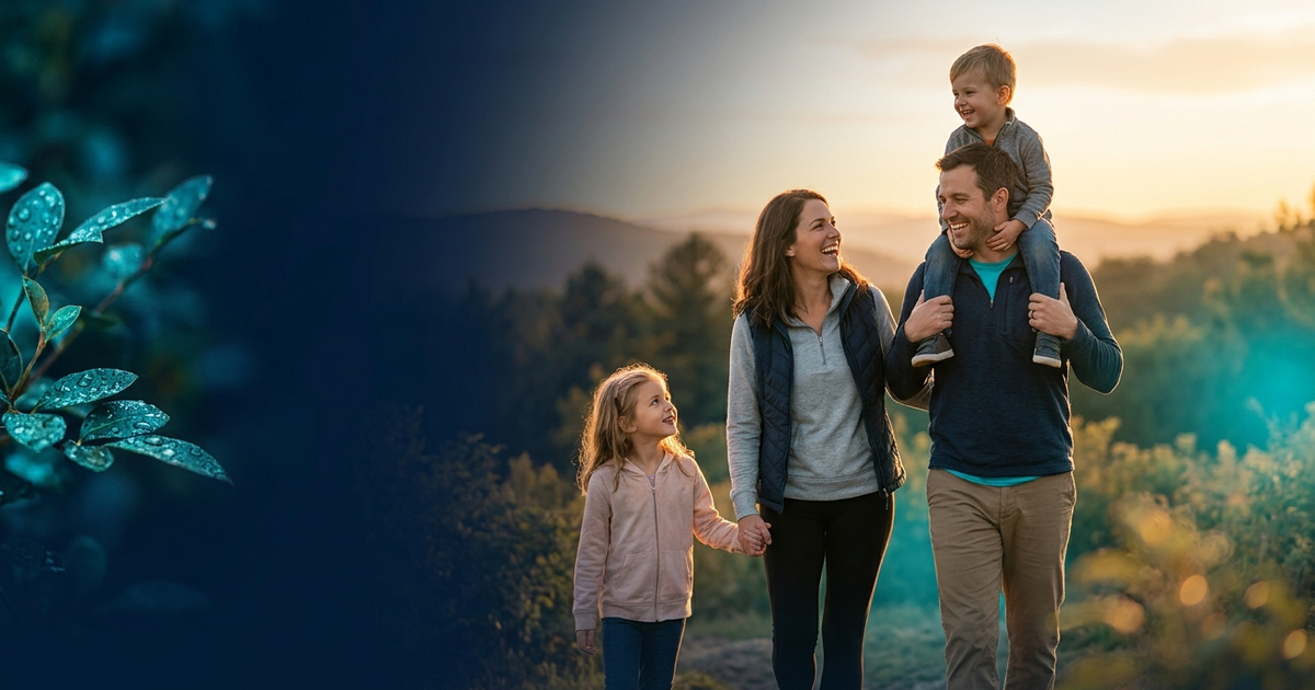 North Carolina family with two young children comparing 2026 health insurance plans